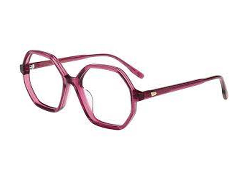 Eureka Polygon Purple Eyeglasses For Women