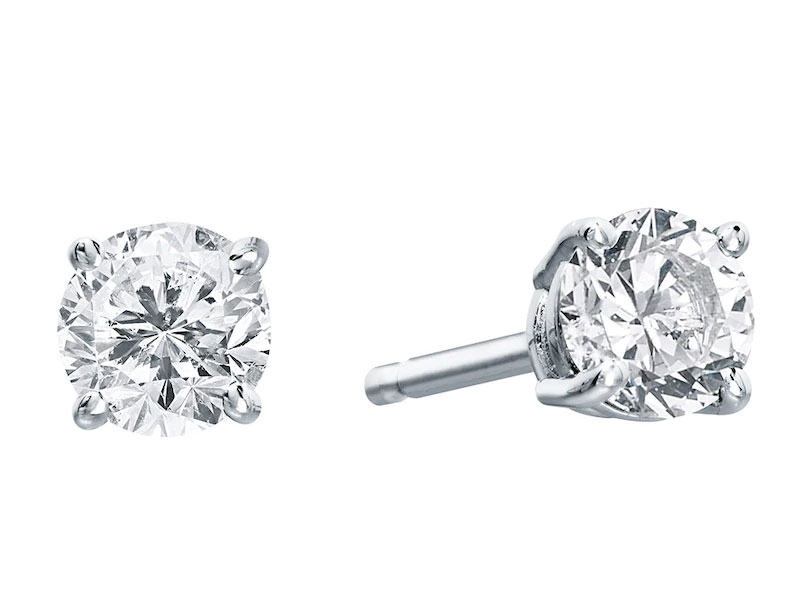 Women's Ever Us Diamond Earrings 3/8 ct tw Round-cut 14K White Gold