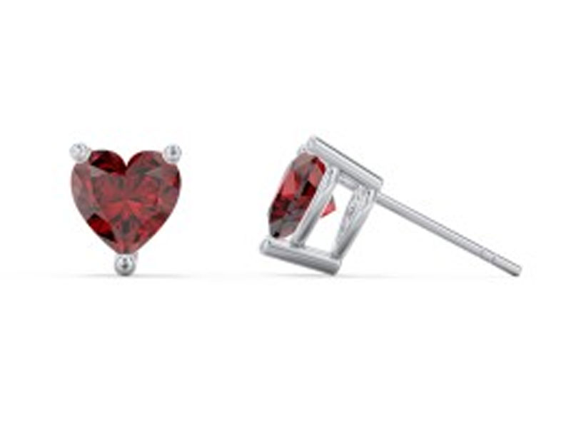 Women's Heart Stud Earrings