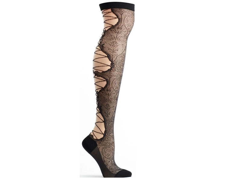 Women's Ozone Lace Up Over the Knee Sock