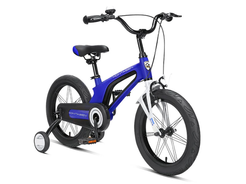 Montasen Xiaomi Kid's Bike with Side Wheels Adjustable Height Child's Bicycles