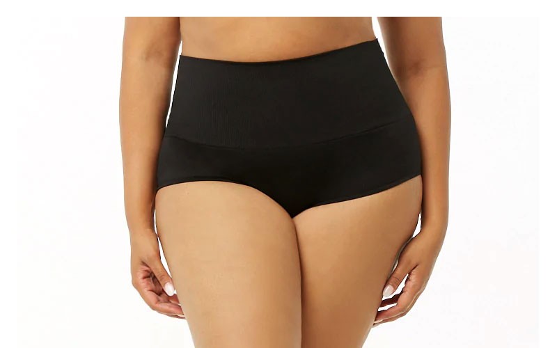 Plus Size Seamless Knit Panty