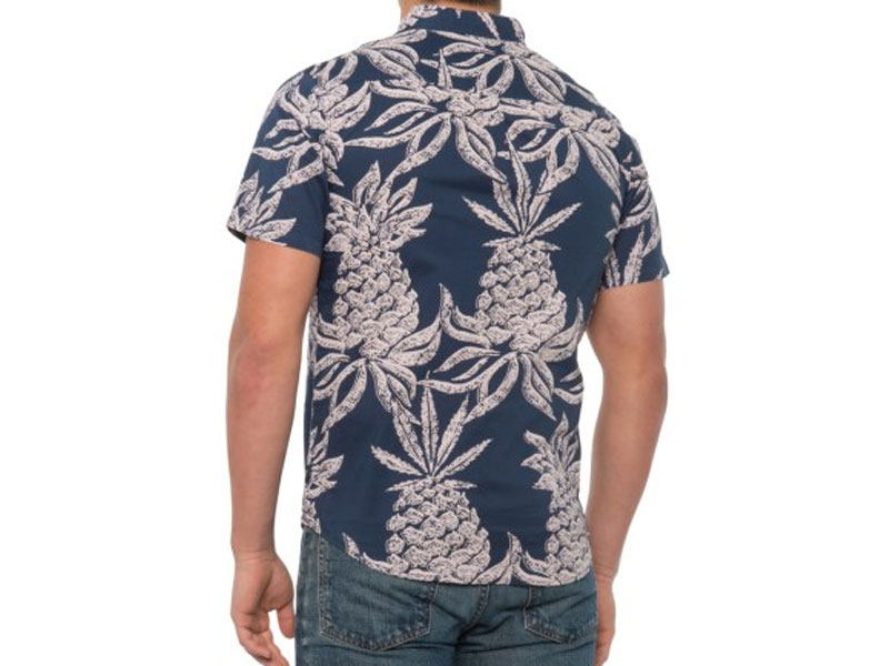 Roark Revival Hineapple Shirt Short Sleeve For Men