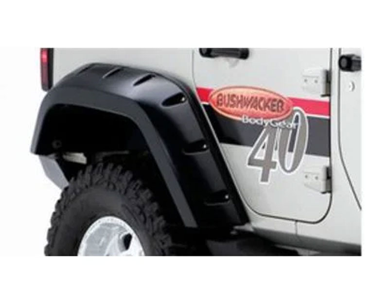 Bushwacker Max Coverage JK Wrangler Unlimited Rear Fender Flares Paintable