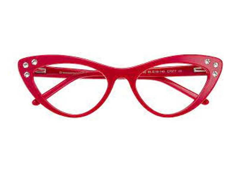 Alieen Cat Eye Red Eyeglasses For Women