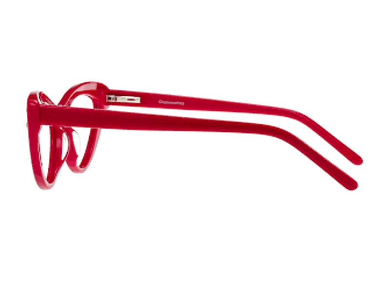 Alieen Cat Eye Red Eyeglasses For Women