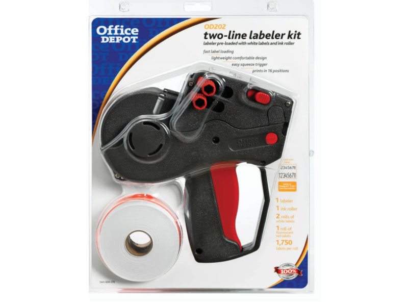 Office Depot Brand 2-Line Pricemarker Kit M01136