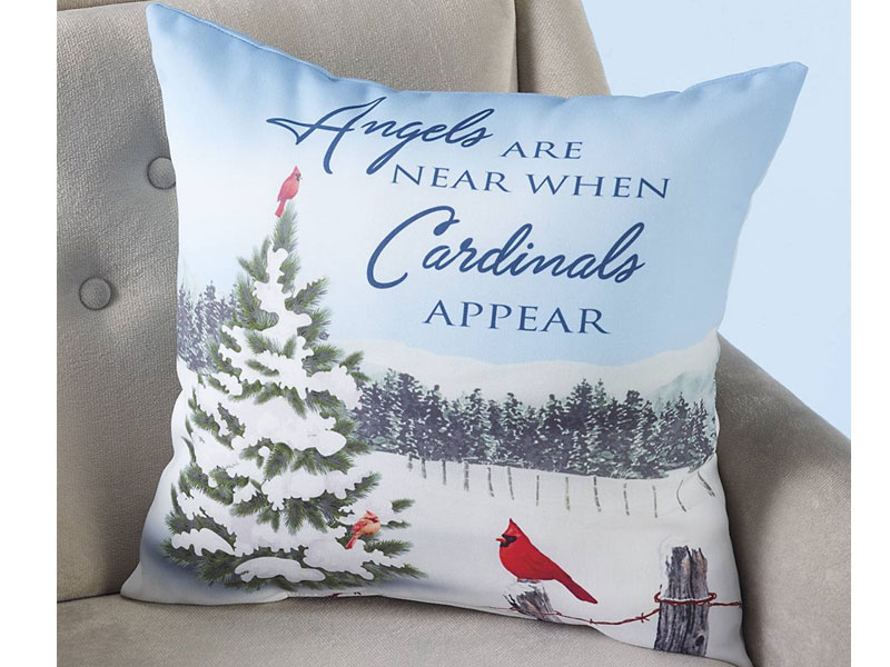 Cardinals Appear Pillow