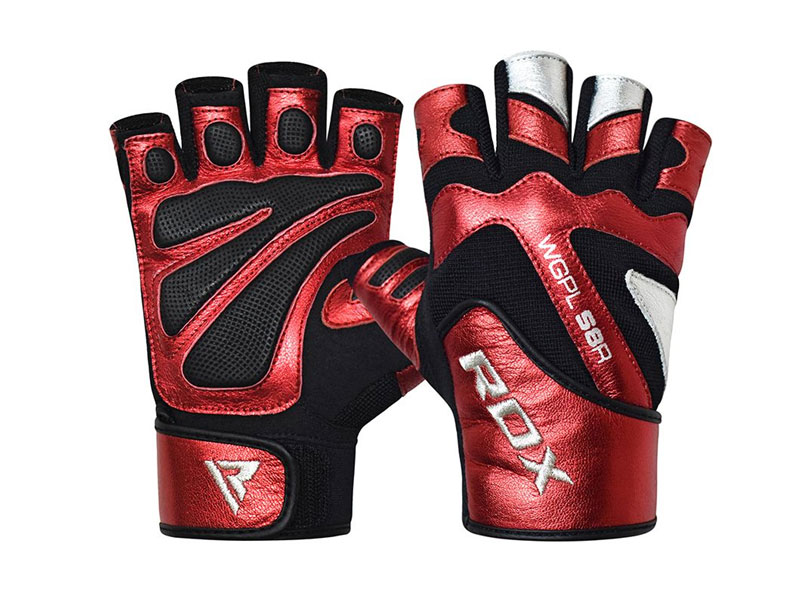 RDX S8 Bold Half Finger Weight Lifting Gym Gloves