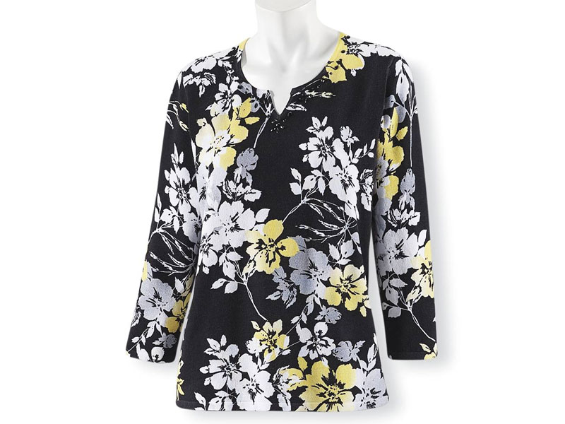 Women's Alfred Dunner Meadow Flowers Sweater