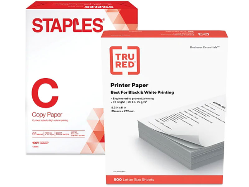 Staples Tru Red 8.5