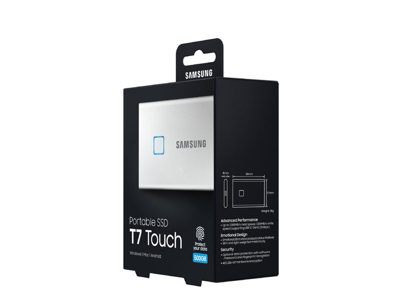 Samsung T7 MU-PC500S/WW 500 GB Portable Solid State Drive