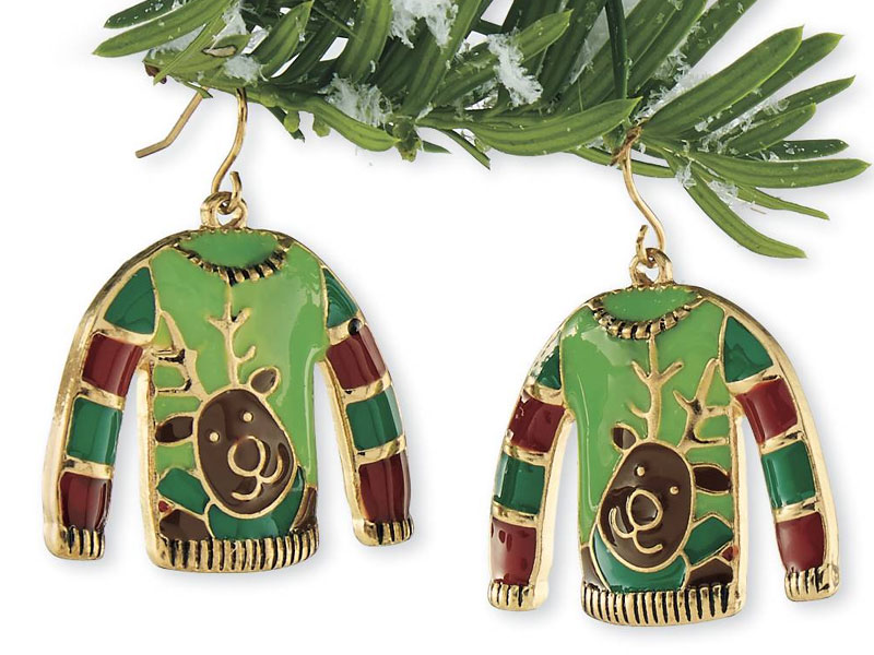 Ugly Sweater Earrings For Women