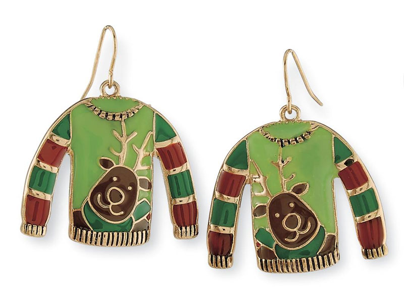 Ugly Sweater Earrings For Women