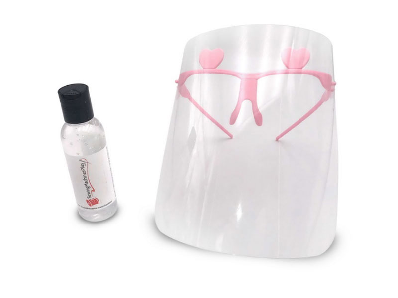 High Quality Face Shield in White Or Pink