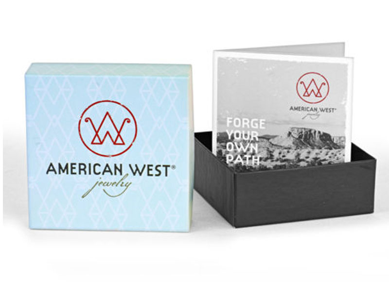 American West Jewelry Women's Brass With Blue Turquoise and Blue Pendant