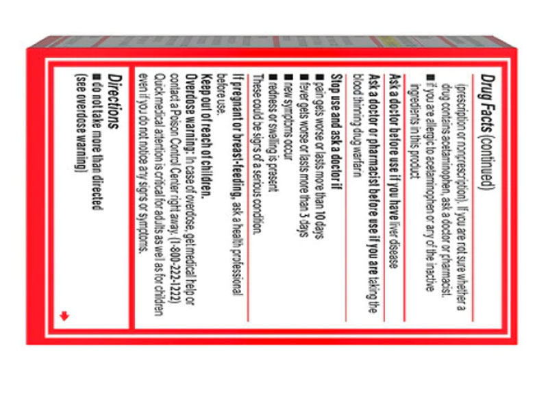 Tylenol Extra Strength Acetaminophen Rapid Release Gels