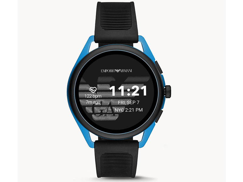 Emporio Armani Smartwatch 3 Black EPDM Synthetic Rubber