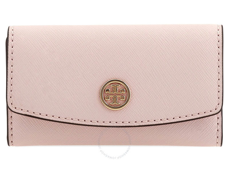 Tory Burch Pink Robinson Foldable Key CaseI Bag For Women