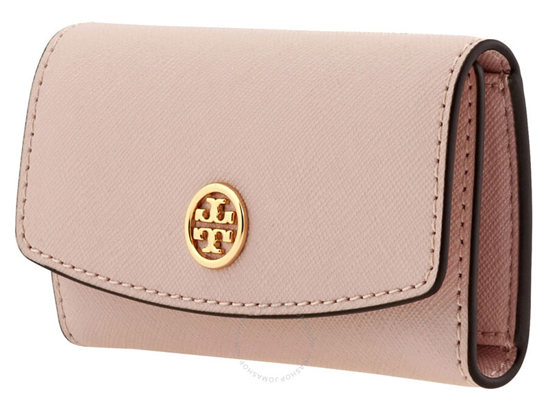 Tory Burch Pink Robinson Foldable Key CaseI Bag For Women