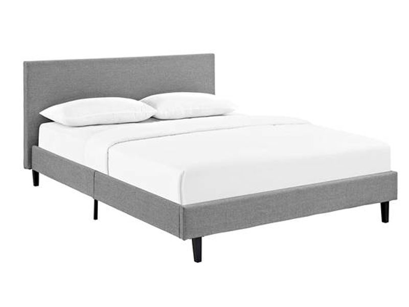 Anya Bed Queen In Light Gray