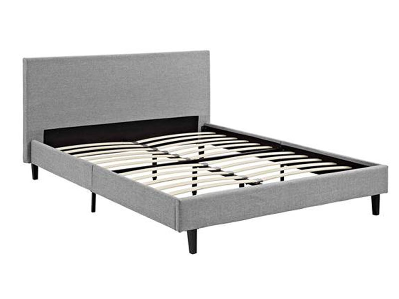 Anya Bed Queen In Light Gray