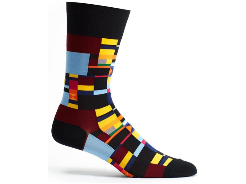 Ozone Radical Geometry Sock For Women