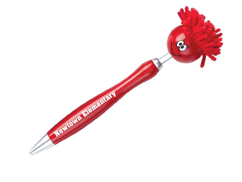 Red Spinning MopTopper Pen