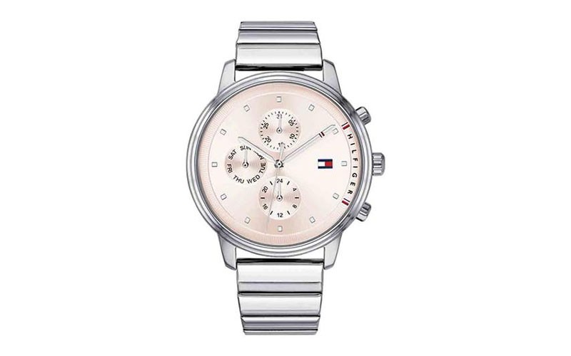 Tommy Hilfiger Womens Blake Watch Stainless Steel Rose Gold-Tone Bracelet