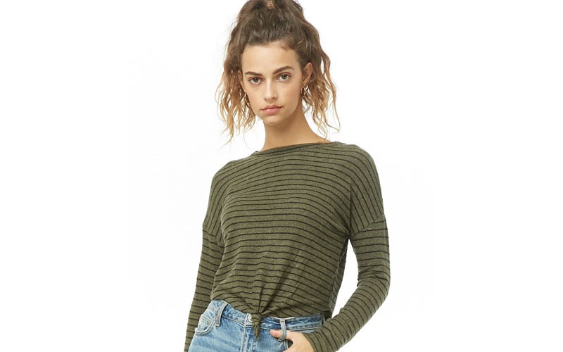 Brushed Knotted Top