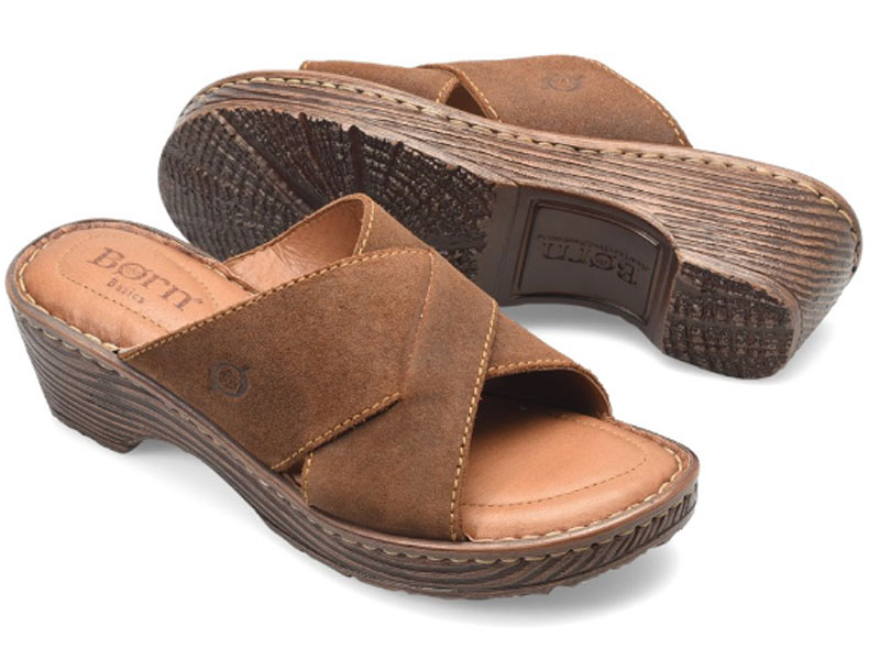 Born Teayo Ust Glazed Ginger Distressed Sandals For Women