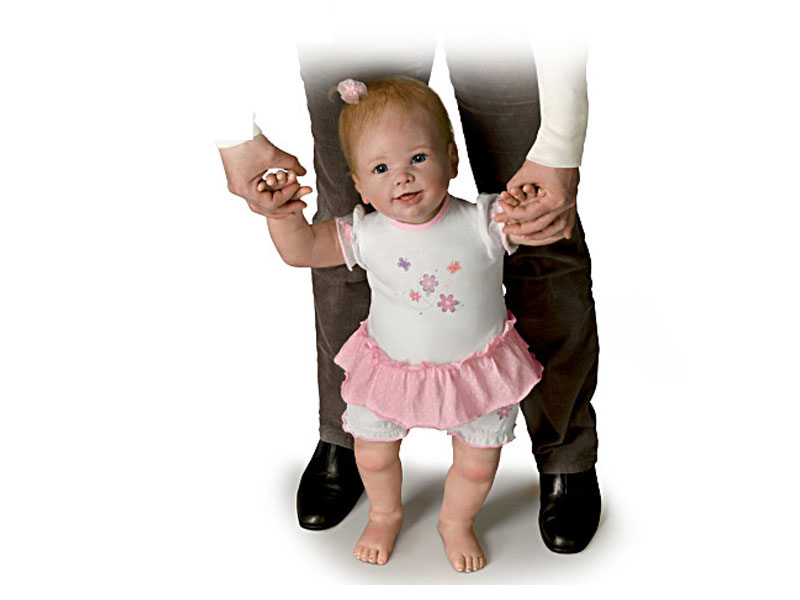 Isabella's First Steps Interactive Walking Baby Doll