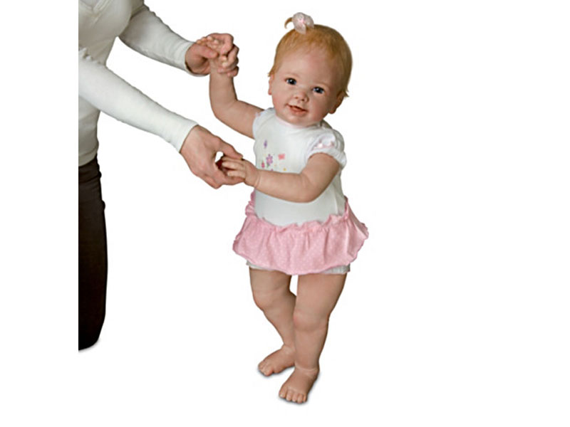 Isabella's First Steps Interactive Walking Baby Doll