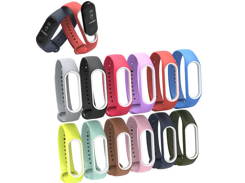 Xiaomi Bakeey Colorful Silicone Replacement Wristband Strap Bracelet