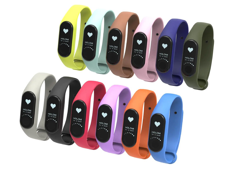 Xiaomi Bakeey Colorful Silicone Replacement Wristband Strap Bracelet