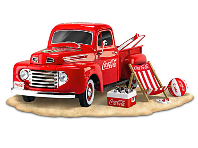 Coca Cola Refreshing Taste Of Summer Ford Truck Sculptures