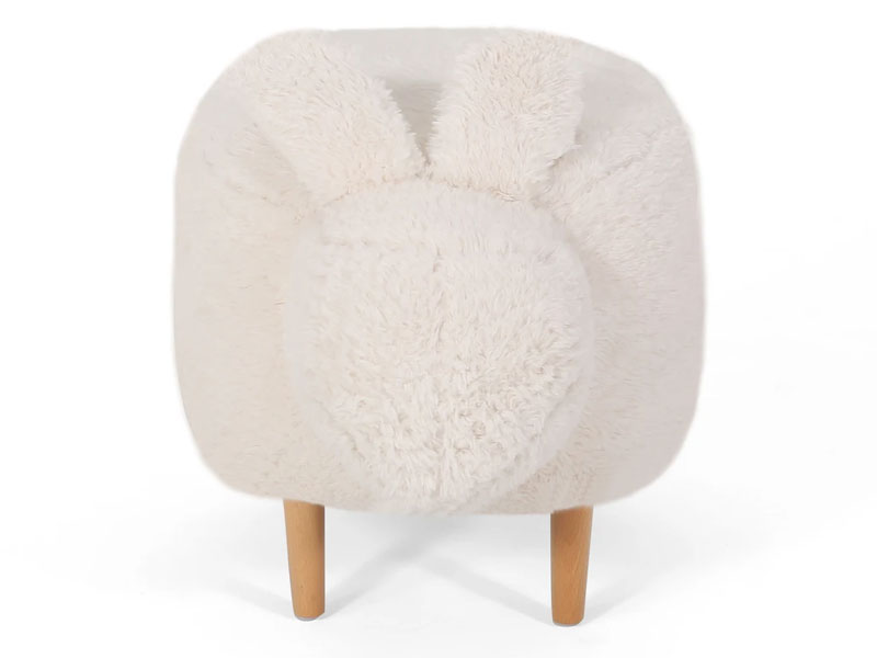 Leona Fabric Kids Bunny Ottoman Stool