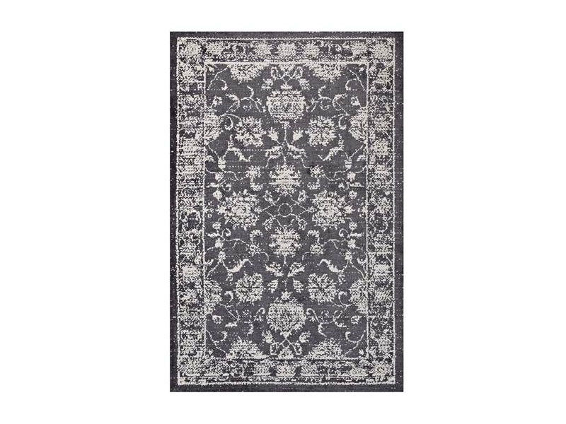 Kazia Distressed Floral Lattice Area Rug