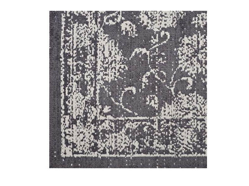 Kazia Distressed Floral Lattice Area Rug