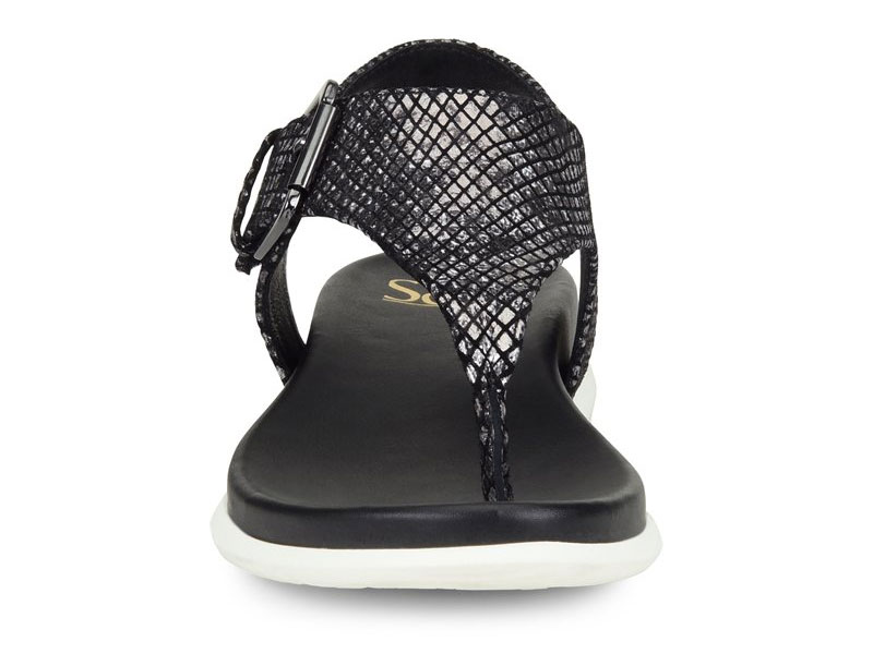 Sofft Women's Farlyn Black-Snake Sandals