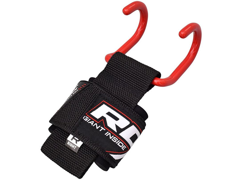 RDX W15 Hook & Loop Wrist Support Straps with Heavy Duty Anchor Hooks