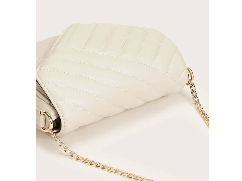 Women's Stitch Detail Chain Shoulder Bag