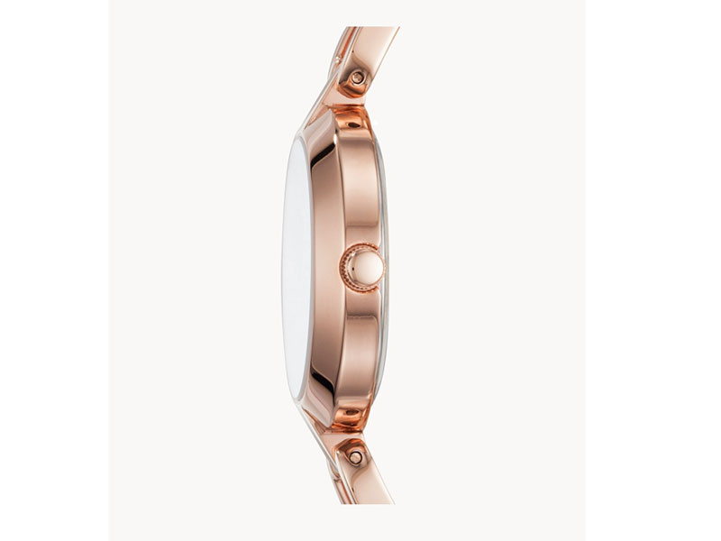 Kerrigan Three-Hand Rose Gold-Tone Stainless Steel Watch