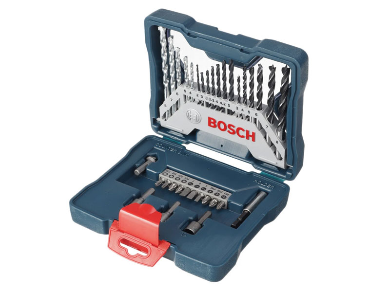 Bosch 33Pcs Metal Twist Drill Bit Round Masonry Drill Bit Drill Bit Screwdriver