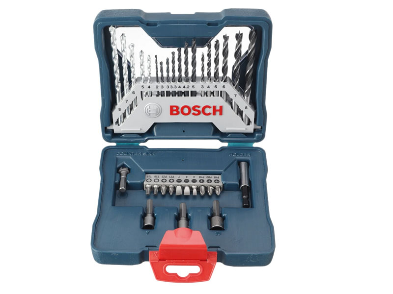 Bosch 33Pcs Metal Twist Drill Bit Round Masonry Drill Bit Drill Bit Screwdriver