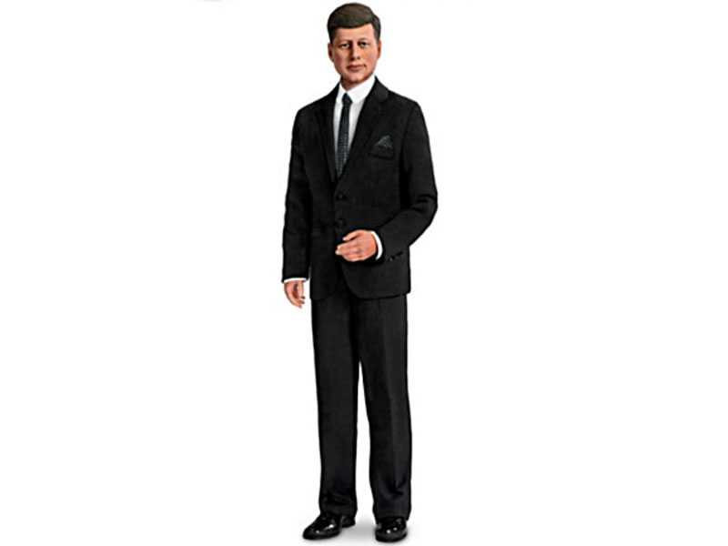 President John F Kennedy Poseable Talking Commemorative Doll