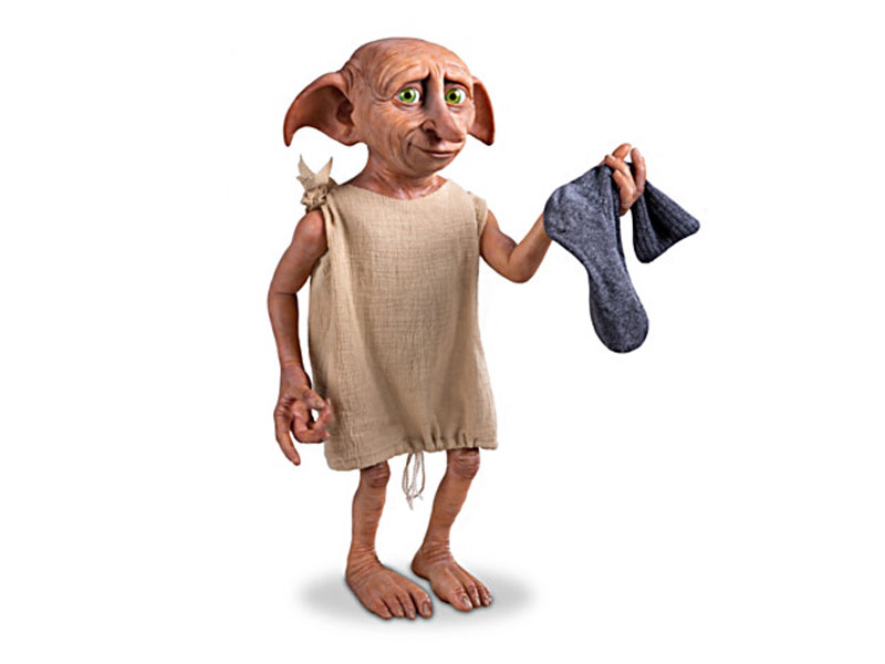 Dobby The House Elf Poseable Figure With Sock