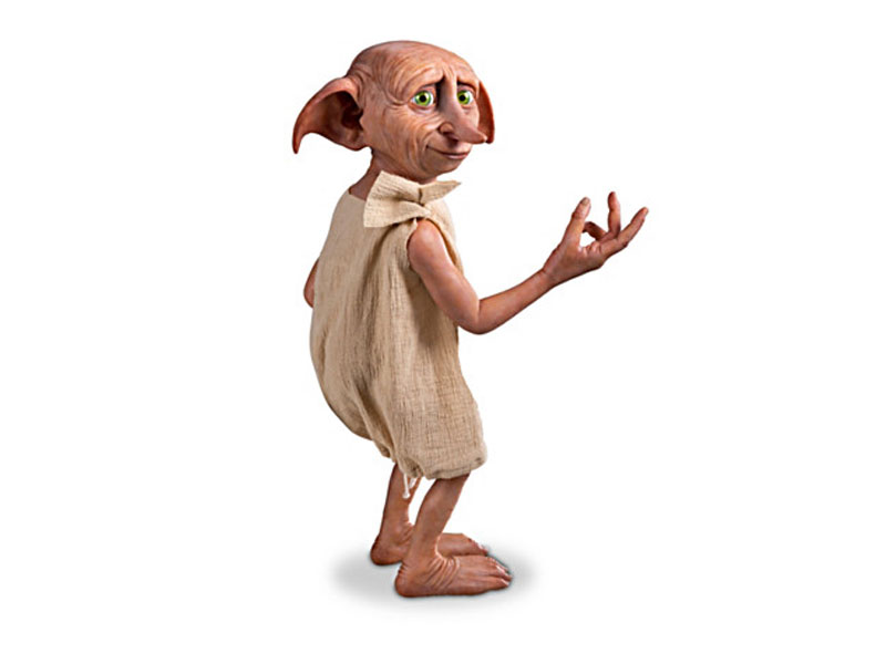 Dobby The House Elf Poseable Figure With Sock