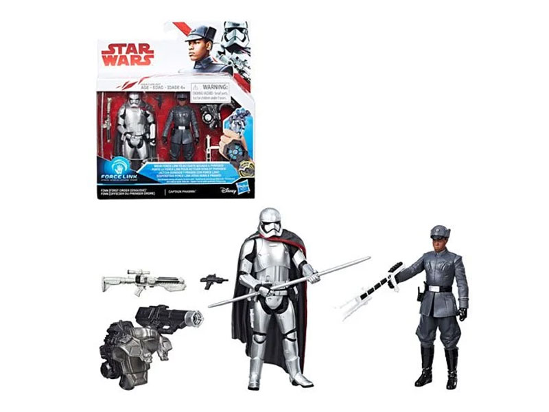 Star Wars The Last Jedi Finn First Order Disguise VS Captain Phasma