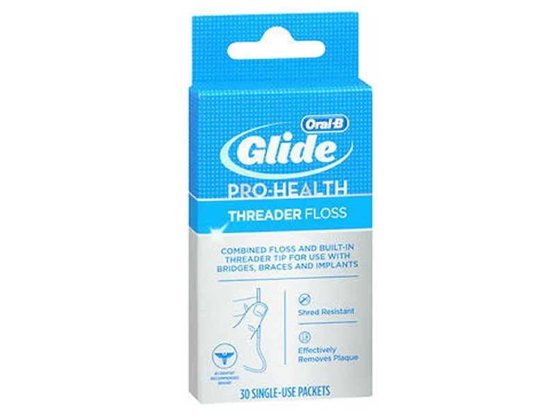 Oral-B Glide Threader Floss 1 Each (30 Single Use Pkts) By Oral-B